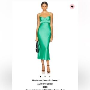 ASTR the label Green Florianne Dress